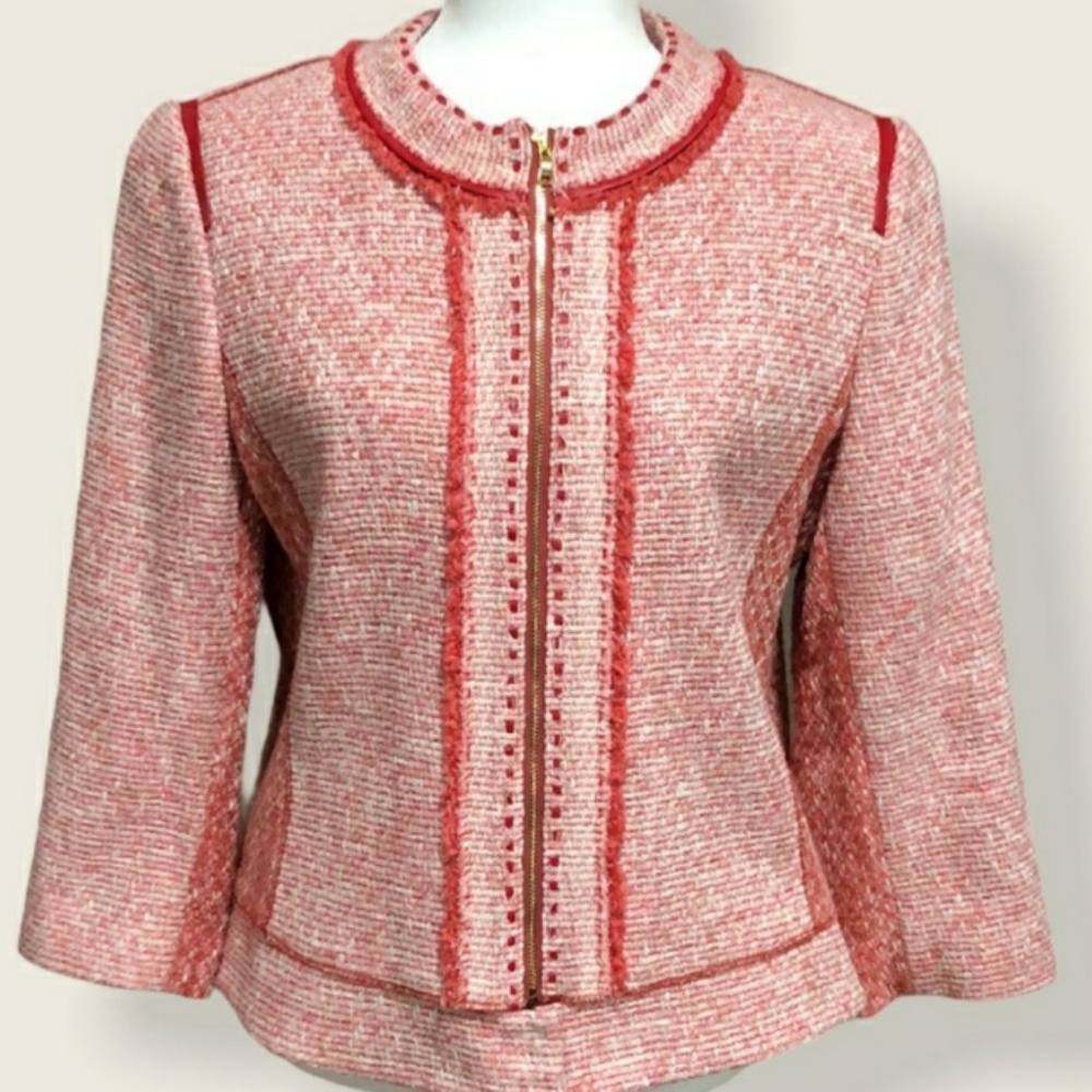 ELIE TAHARI tweed jacket
